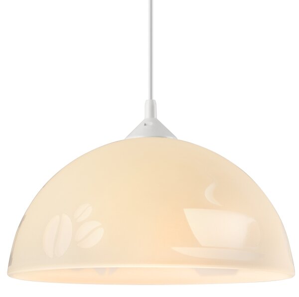 Lustră pe cablu 1xE27/60W/230V cafea