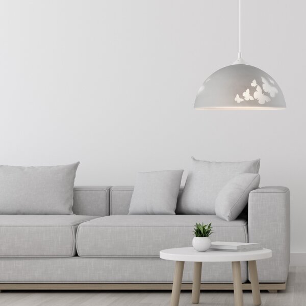 Lustră pe cablu 1xE27/60W/230V fluturi