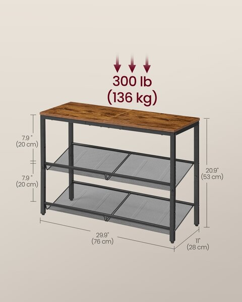 Pantofar Vasagle Maro 28x75x53 cm