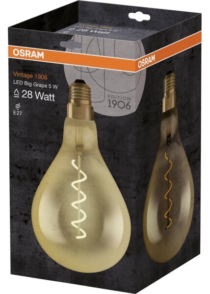Bec LED VINTAGE E27/5W/230V - Osram