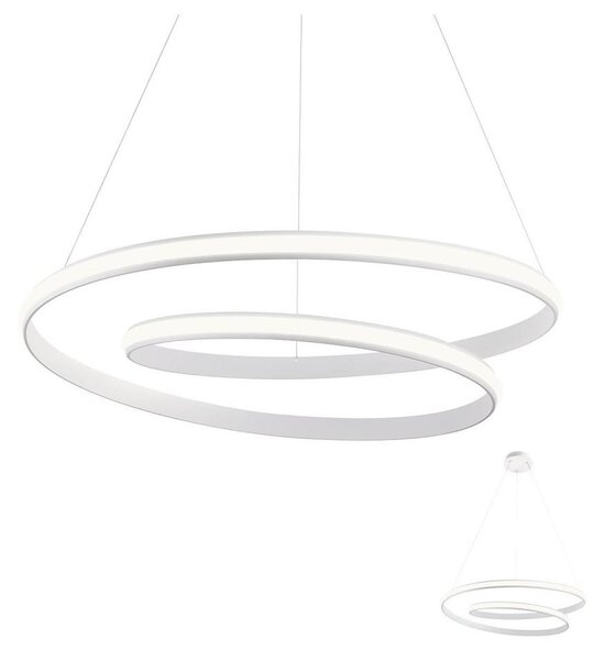 Redo 01-1795 - Lustră LED dimabilă suspendată pe cablu TORSION, 40 W, 230 V, albă
