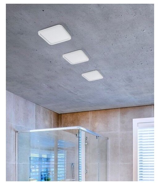 Azzardo AZ2837 - Plafonieră LED SLIM pentru baie, 12W/230V, IP44