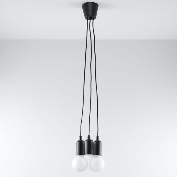 Lustră pe cablu DIEGO 3xE27/60W/230V