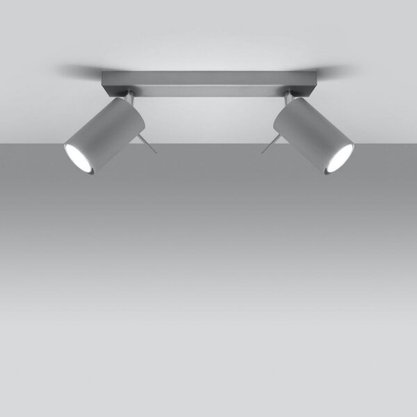 Plafonieră spot RING 2xGU10/40W/230V