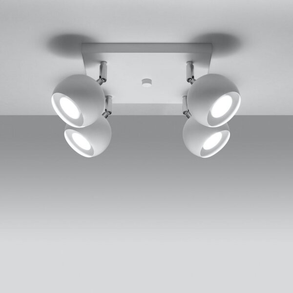 Plafonieră spot OCULARE 4xGU10/40W/230V