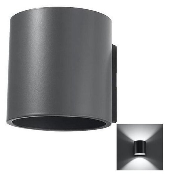 Sollux SL.0566 - Aplica de perete ORBIS 1xG9/40W/230V antracit
