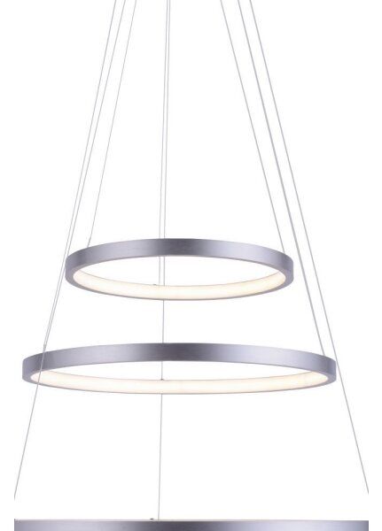 Lustră LED dimabilă suspendată pe cablu CIRCLE LED/15W/230V + LED/20W + LED/25W