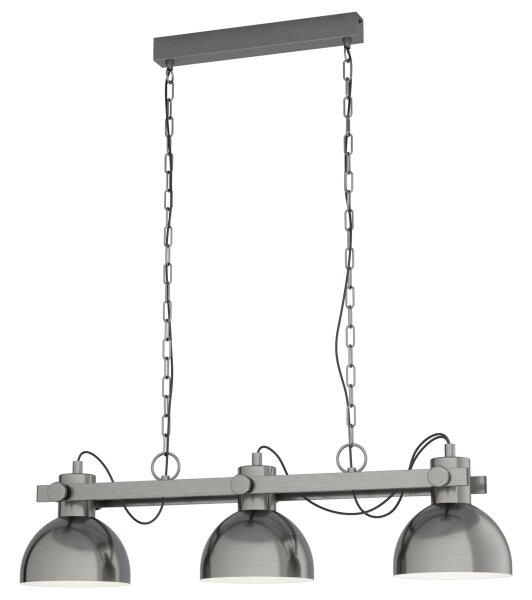 Eglo 43168 - Lustră pe lanț LUBENHAM 3xE27/28W/230V
