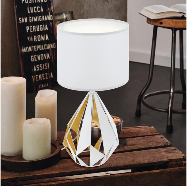 Eglo 43078 - Lampă de masă CARLTON 1xE27/60W/230V
