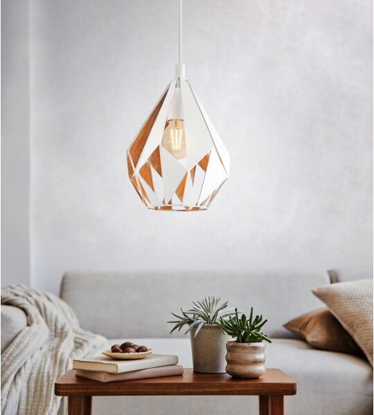 Eglo 43001 - Lustră pe cablu CARLTON 1xE27/60W/230V