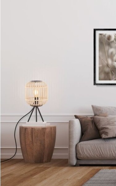 Eglo 43218 - Lampă de masă BORDESLEY 1xE27/28W/230V