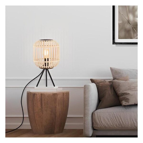 Eglo 43218 - Lampă de masă BORDESLEY 1xE27/28W/230V