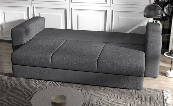 Canapea extensibilă dumonde cu ladă de depozitare Gloria Enjoy grafit 240x100 cm