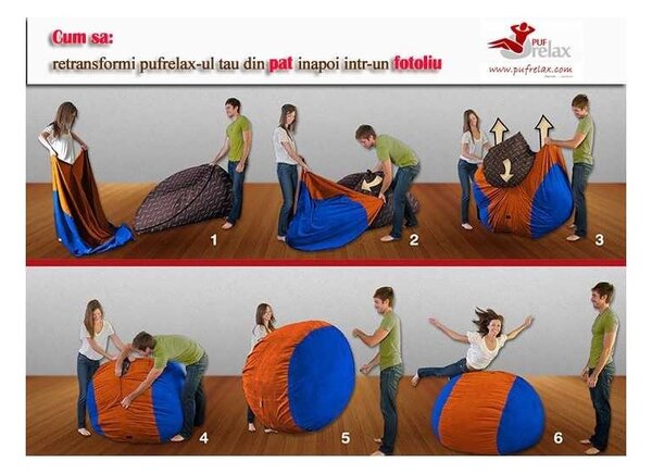 Fotoliu King Size, Material Textil - Montana Red