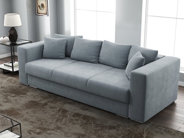 Canapea extensibilă dumonde cu ladă de depozitare Gloria Zoom Grey 240x100 cm