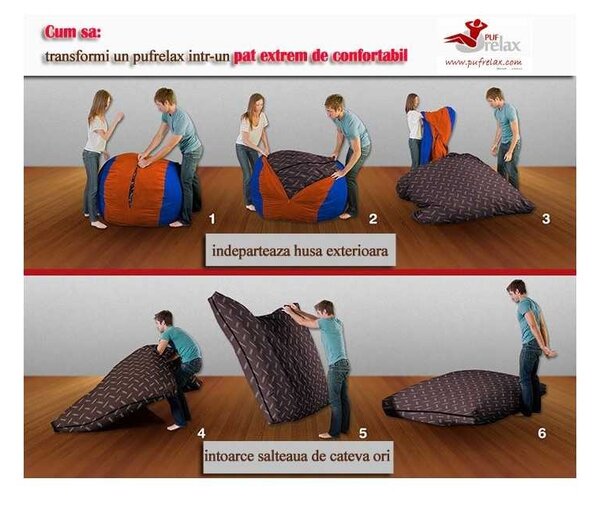Fotoliu King Size, Material Textil - Montana Red