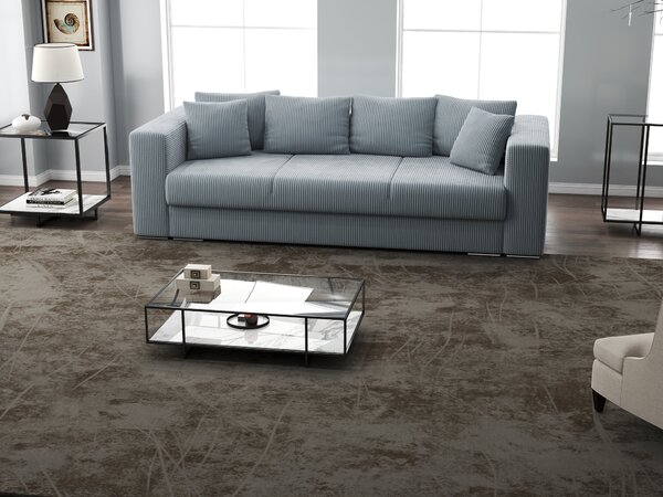 Canapea extensibilă dumonde cu ladă de depozitare Gloria Zoom Grey 240x100 cm