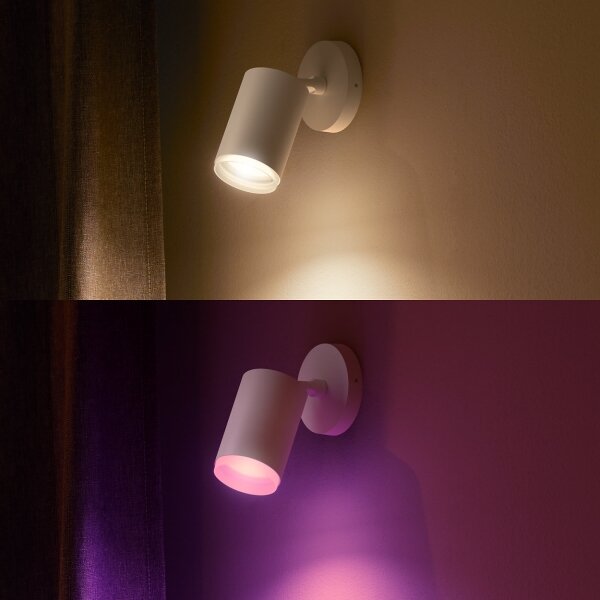 Spot LED RGB Hue FUGATO 1xGU10/5,7W/230V Philips 50631/31/P7