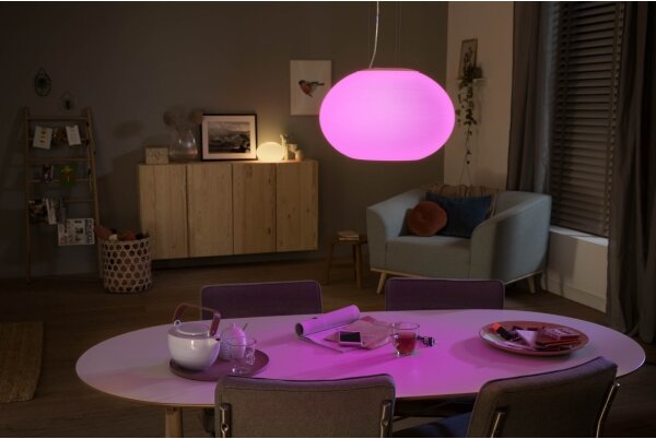 Philips 40906/31/P9 - Lustr LED RGBW Hue FLOURISH 39W, 230V, na lanku