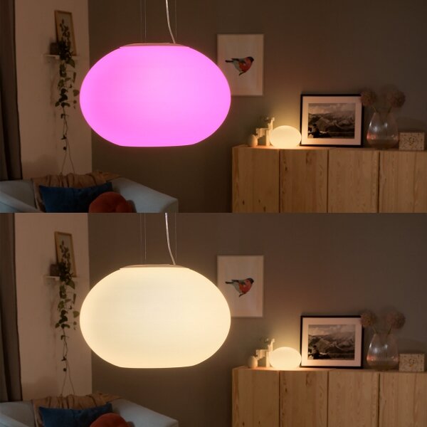 Philips 40906/31/P9 - Lustr LED RGBW Hue FLOURISH 39W, 230V, na lanku