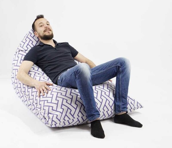Fotoliu sac Kudos, Material Textil - Zappity Purple