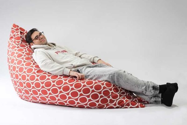 Fotoliu tip Perna Magic Pillow XXL, Material Textil - Blue