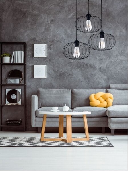 Lustră aplicată BOCCA 3xE27/60W/230V