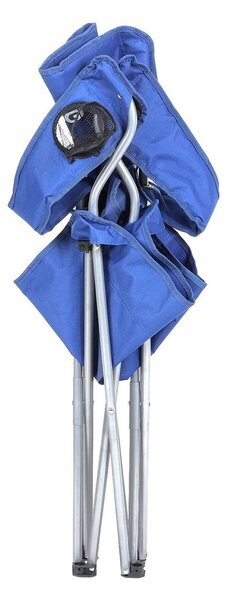 Scaune de camping NOMAD, set 2 buc., albastru SongmicsHome