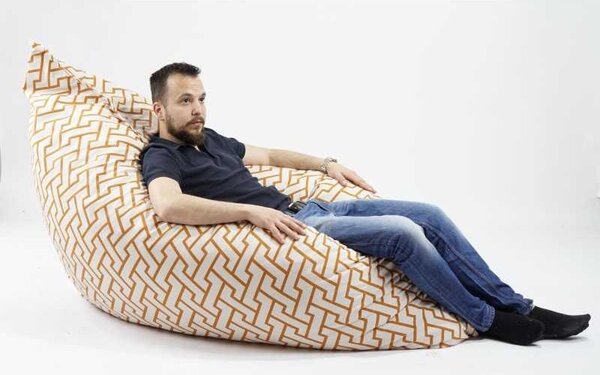 Fotoliu tip Perna Magic Pillow XXL, Material Textil - Zappity Orange