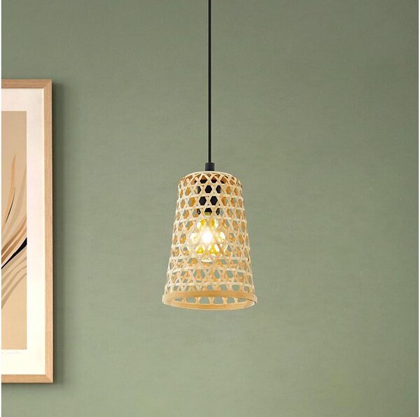 Eglo 43252 - Lustră pe cablu CLAVERDON 1xE27/40W/230V diam. 180mm
