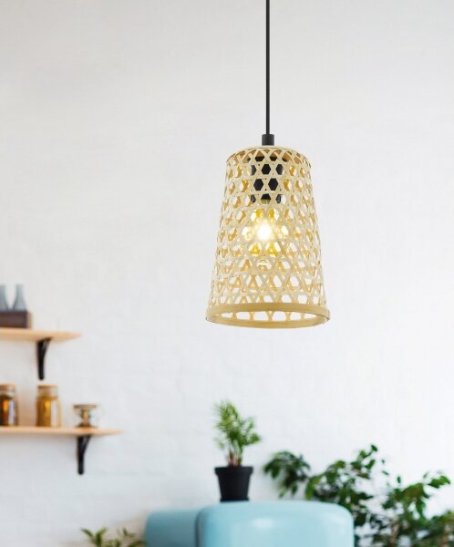 Eglo 43252 - Lustră pe cablu CLAVERDON 1xE27/40W/230V diam. 180mm