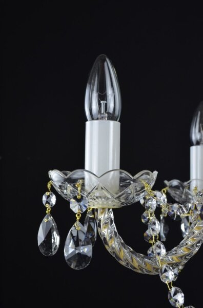 Wranovsky JWZ109052100 - Lustră de cristal pe lanț BALANCE 5xE14/40W/230V