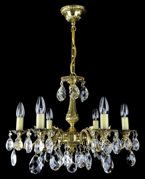 Wranovsky JWZ207061100 - Lustră de cristal pe lanț DRACO 6xE14/40W/230V