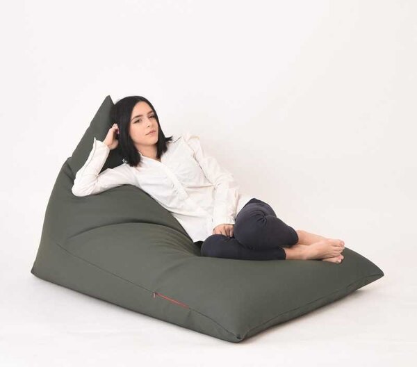 Fotoliu sac Kudos, Material Piele ecologica - Dark Green