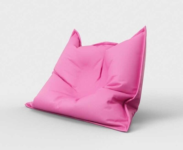 Fotoliu tip Perna Magic Pillow, Material Piele ecologica - Roz