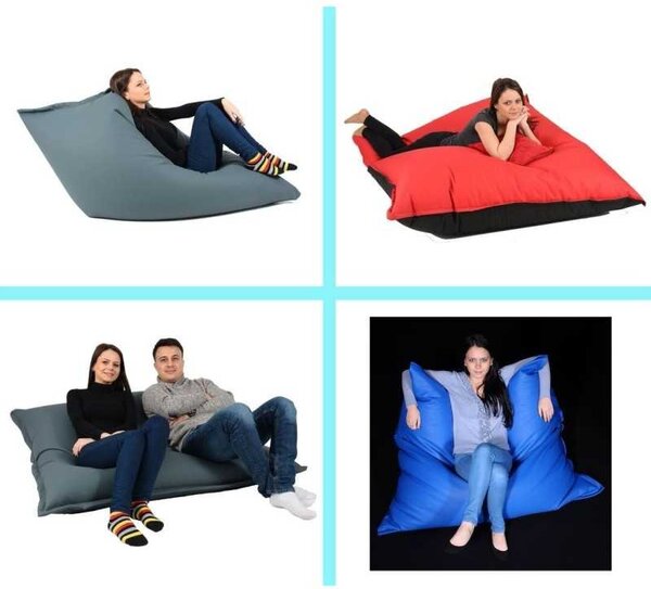 Fotoliu tip Perna Magic Pillow, Material Piele ecologica - Roz