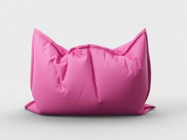 Fotoliu tip Perna Magic Pillow, Material Piele ecologica - Roz