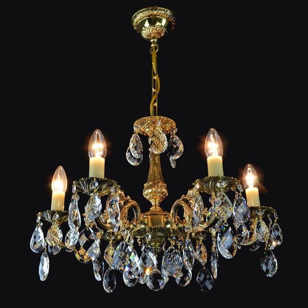 Wranovsky JWZ207061100 - Lustră de cristal pe lanț DRACO 6xE14/40W/230V