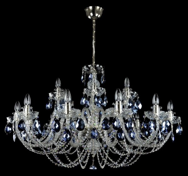 Wranovsky JWZ166182231 - Lustră de cristal pe lanț OCEAN 18xE14/40W/230V