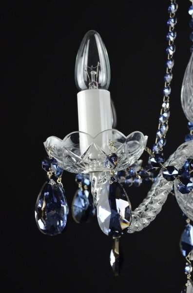 Wranovsky JWZ102052101 - Lustră de cristal pe lanț DE LUXE 5xE14/40W/230V