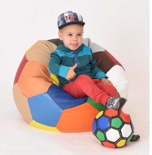 Fotoliu Minge Telstar Junior, Material Piele Ecologica - Mozaic