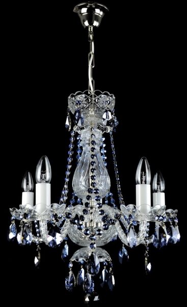 Wranovsky JWZ102052101 - Lustră de cristal pe lanț DE LUXE 5xE14/40W/230V