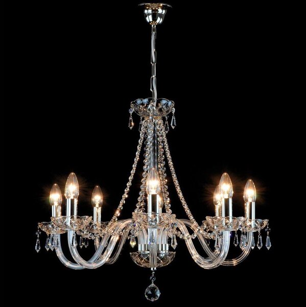 Wranovsky JWZ117082101 - Lustră de cristal pe lanț BONTON 8xE14/40W/230V