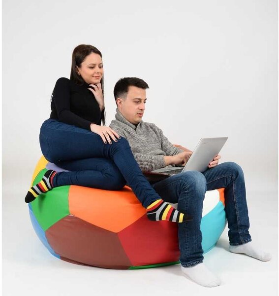 Fotoliu Minge Telstar XXL, Material Piele Ecologica - Mozaic