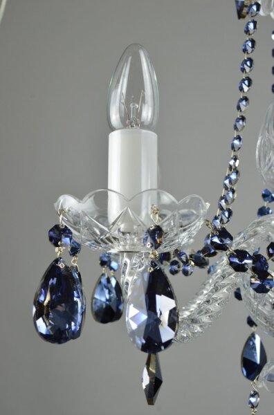 Wranovsky JWZ102052101 - Lustră de cristal pe lanț DE LUXE 5xE14/40W/230V