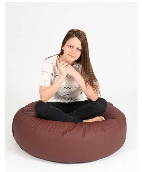 Fotoliu Relaxo, Material Piele Ecologica - Burgundy