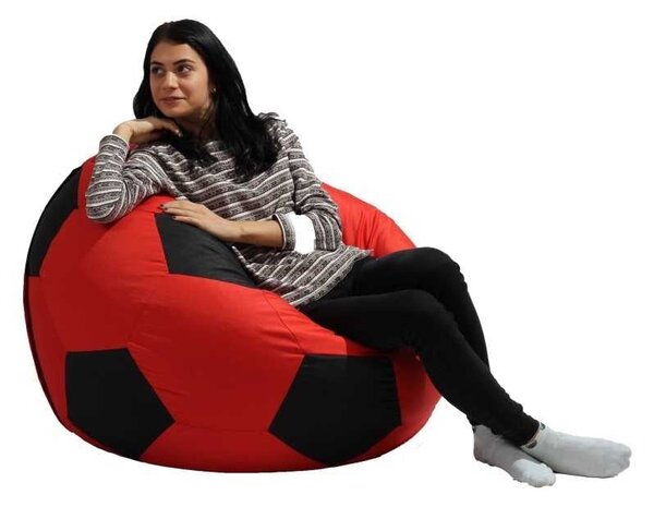 Fotoliu Minge Telstar XL, Material Impermeabil - Red & Black