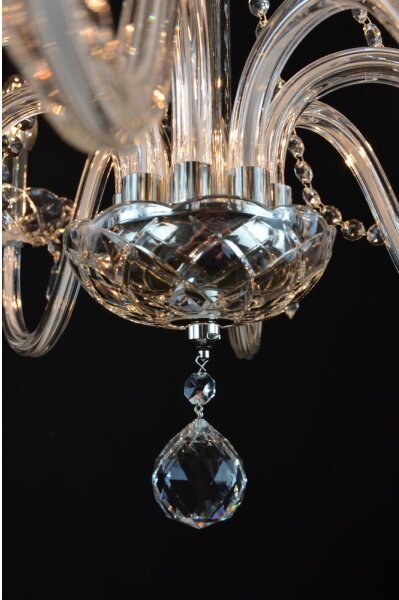 Wranovsky JWZ117082101 - Lustră de cristal pe lanț BONTON 8xE14/40W/230V