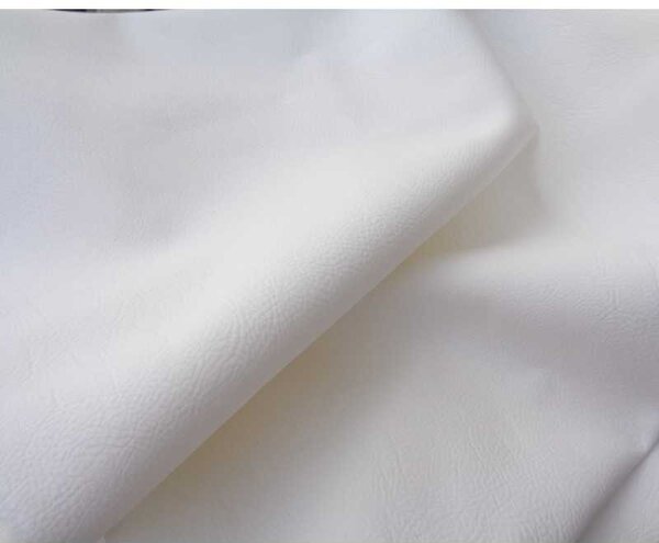 Fotoliu Relaxo, Material Piele Ecologica - Alb
