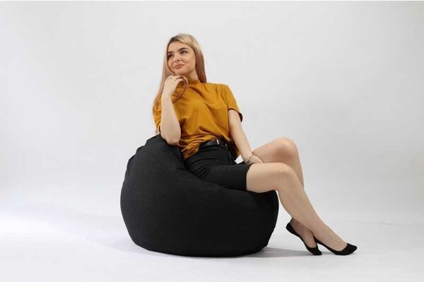 Fotoliu Relaxo, Material Textil - Eerie Black